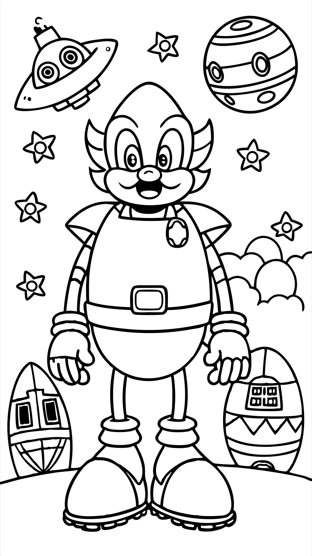 eggman coloring pages